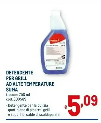 Metro Detergente Per Grill Ad Alte Temperature Suma offerta