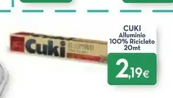 Proshop Cuki Alluminio 100% Riciclato offerta