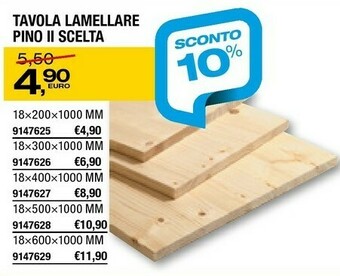 Bricofer Legno offerta