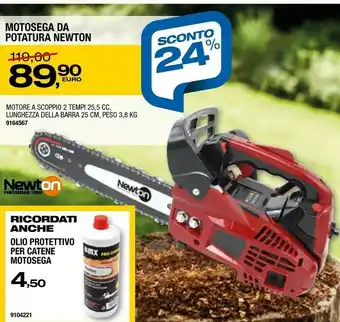 Bricofer Newton Mototsega Da Potatura offerta