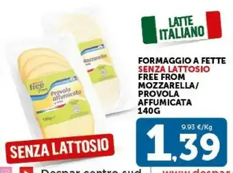 Despar Despar Free From Formaggio A Fette Senza Lattosio offerta