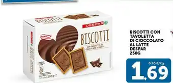 Despar Despar Biscotti Di Cioccolato Al Latte 250g offerta