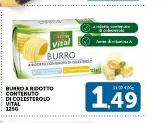 Despar Despar - Burro Vital A Ridotto Contenuto Di Colesterolo 125 G(ml) offerta