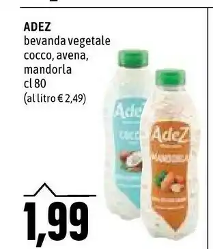 Emi Supermercati Adez Bevanda Vegetale Cocco offerta