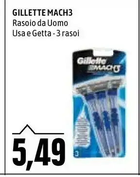 Emi Supermercati Gillette Mach3 Rasoio Da Uomo offerta