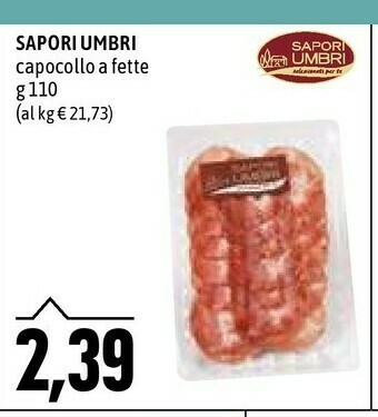 Emi Supermercati Sapori Umbri Capocollo A Fette offerta