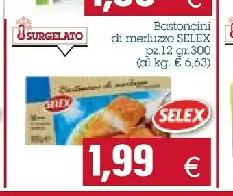 Emi Supermercati Selex Bastoncini Di Merluzzo offerta