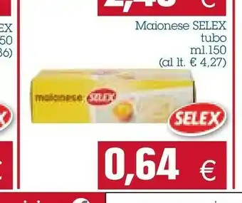 Emi Supermercati Selex Maionese offerta