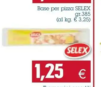 Emi Supermercati Selex Base Pizza 385 G(ml) offerta