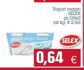Emi Supermercati Selex Yogurt Magro Bianco offerta