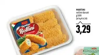 Emi Supermercati Martini Rollini Dorati offerta