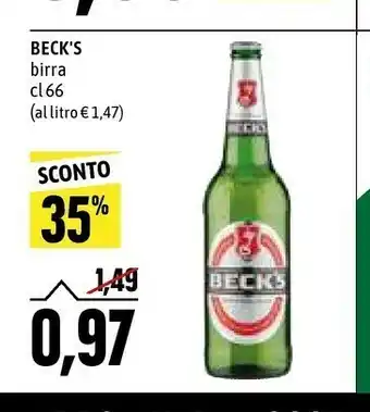Emi Supermercati Becks Birra 660ml offerta