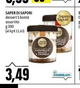Emi Supermercati Sapori Sapor Si Dessert 5 Bonta offerta