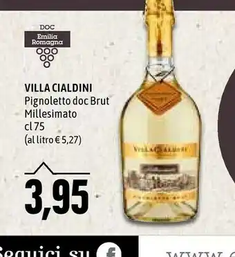 Righi Villa Cialdini Pignoletto Doc Brut Millesimato