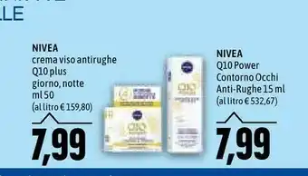 Emi Supermercati Nivea Crema Viso Antirughe Q10 Plus Giorno offerta