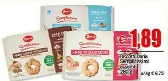 EMMEpiù Doria Biscotti Semplicissimi offerta
