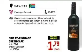 Green Cape Shiraz Pinotage