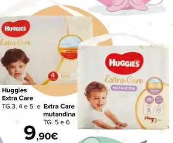 Carrefour Huggies Extra Care offerta
