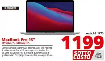 Comet Apple MacBook Pro 13" MYD82T/A-MYDA2T/A offerta
