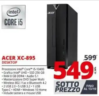 Comet Acer XC-895 Desktop offerta