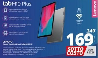 Comet Lenovo Tab M10 Plus offerta