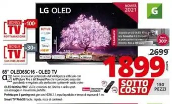 Comet LG 65" OLED65C16 - OLED TV offerta