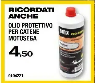 Bricofer Olio Protettivo Per Catene Motosega offerta