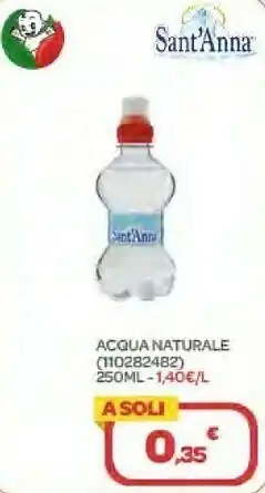 Bimbo Store Sant'anna Acqua Naturale 250ml offerta