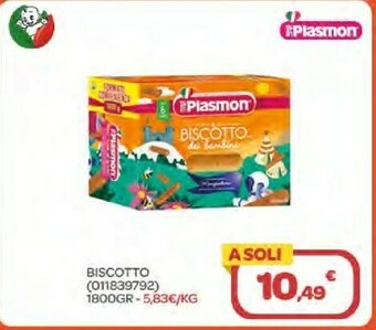 Bimbo Store Plasmon Biscotto 1800gr offerta