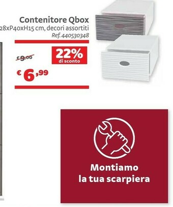 Bricocenter Contenitore Qbox offerta