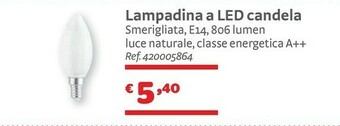 Bricocenter Lampadina A Led Candela offerta