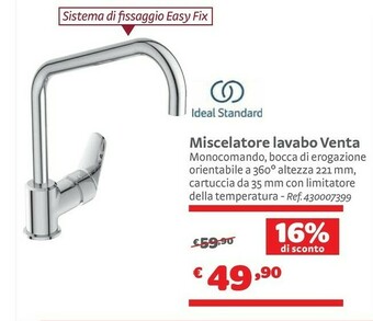 Bricocenter Miscelatore Lavabo Venta offerta