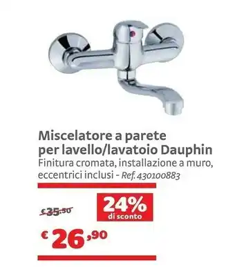 Miscelatore A Parete Per Lavello