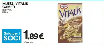 Coop Cameo Muesli Vitalis offerta