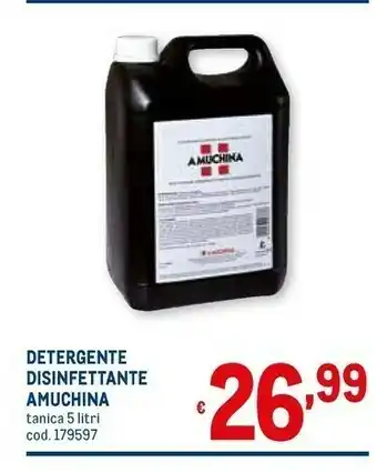 Metro Amuchina Detergente Disinfettante offerta