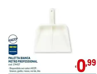 Metro Metro Professional Paletta Bianca offerta