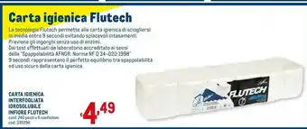 Metro Flutech Carta Igienica offerta