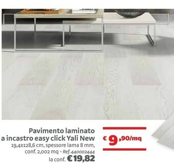 Bricocenter Pavimento Laminato A Incastro Easy Click Yali New offerta