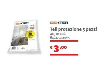 Bricocenter Dexter Teli Protezione 5 Pezzi offerta