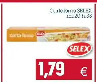Emi Supermercati Selex Carta Forno offerta