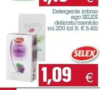 Emi Supermercati Selex Detergente Intimo Ego Delicato offerta