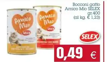 Emi Supermercati Selex Amico Mio Bocconi Gatto offerta