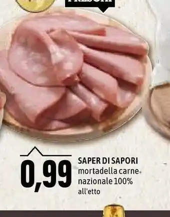 Emi Supermercati Saper Di Sapori Mortadella Carne Nazionale offerta