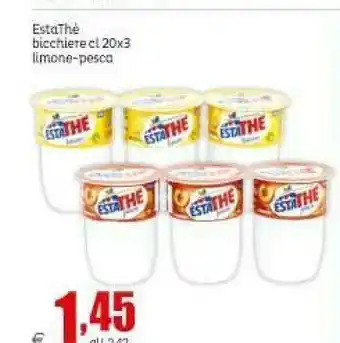 Elite Estathé Limone-pesca offerta