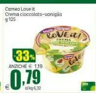 Elite Cameo Love It Crema Cioccolato Vaniglia 125g offerta