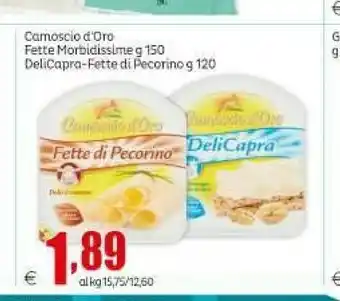 Elite Camoscio d'Oro DeliCapra Fette Di Formaggio Di Puro Latte Di Capra 120 G(ml) offerta