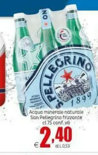 Elite Sanpellegrino - Acqua Minerale Frizzante 750 G(ml) offerta