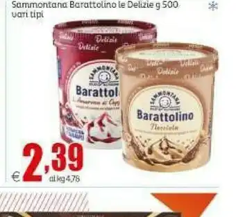 Elite Sammontana Barattolino Delizie Stracciatella 500 G(ml) offerta