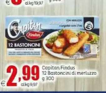 Elite Findus 12 Bastoncini Con 100% Filetti Di Merluzzo 300 G(ml) offerta