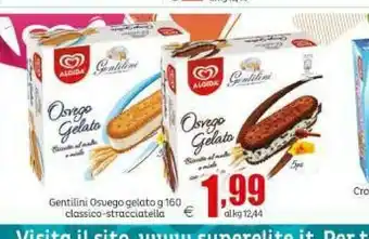 Elite Gentilini Osvego Gelato Classico 160 G offerta